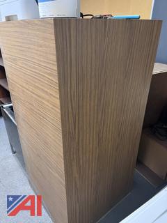 L-Shaped Wooden Desk